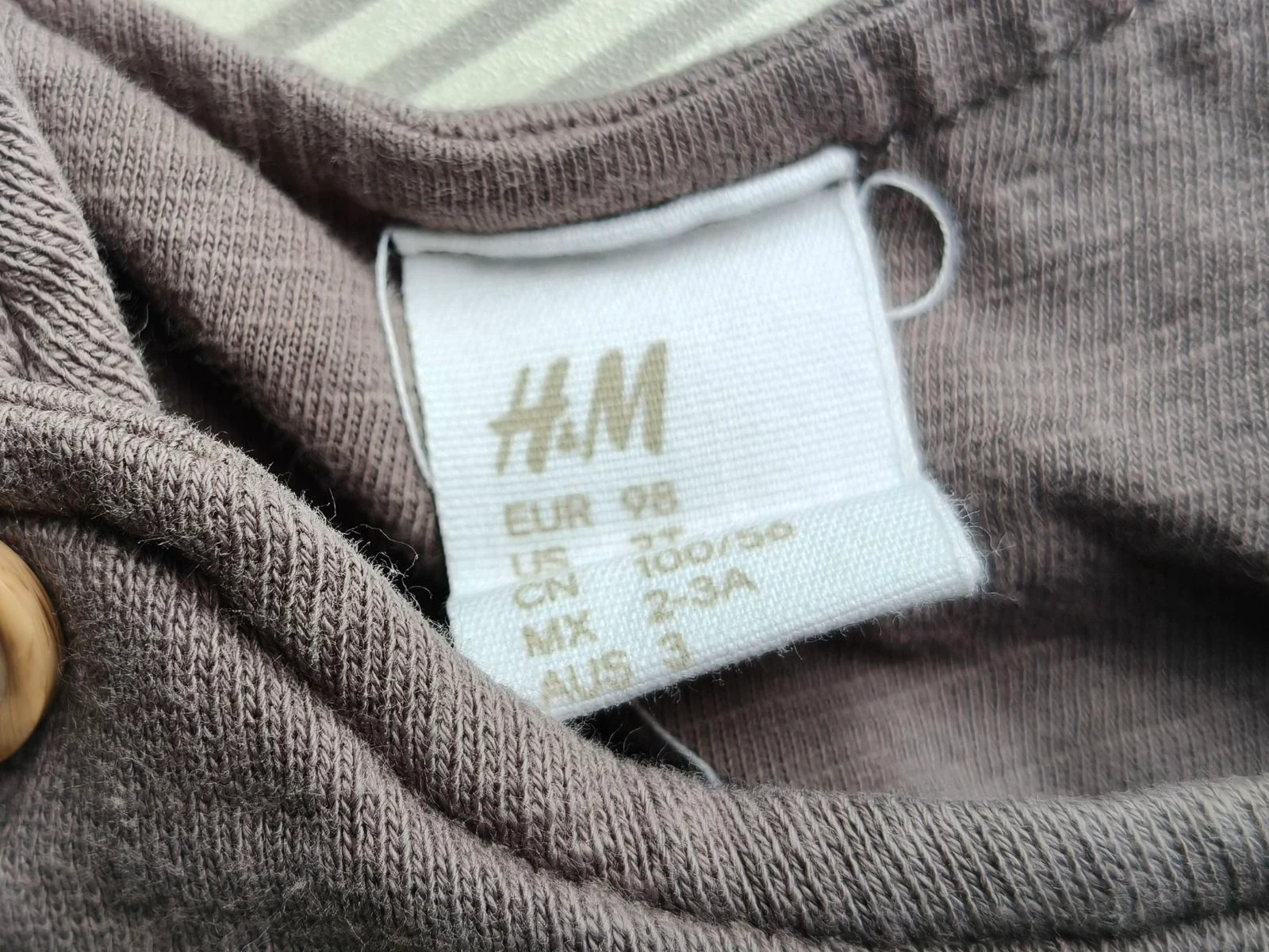 Boy's gray H&M overalls 98 cm – photo 2
